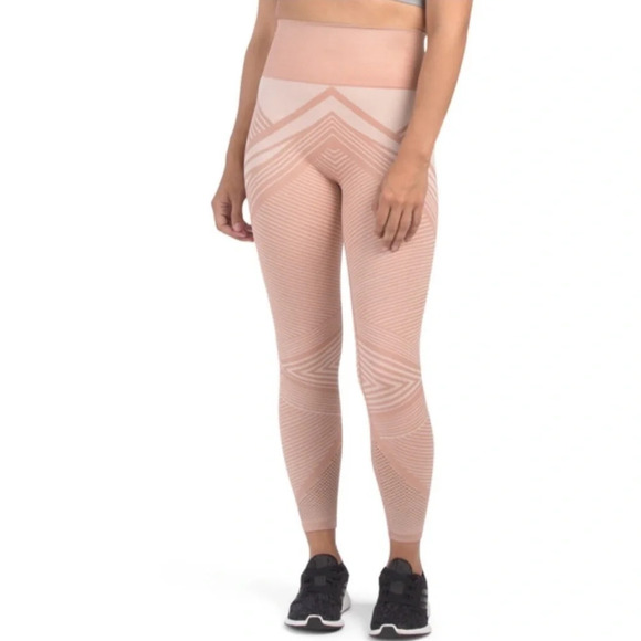 New Good American Seamless Leggings Dusk Geo print contouring geometric print - Picture 1 of 13